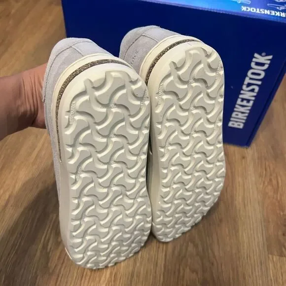 BIRKENSTOCK Ben low stone coin suede lace up shoes sneakers women’s eur 39 new - Picture 6 of 9